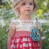 Girls Cotton Frock Designs Summer Clothing Set Children High Quality Boutique Clothing thumbnail-6
