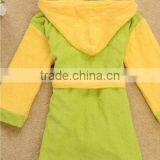100 Cotton High-end Eco-friendly Hooded Baby Bathrobe thumbnail-2