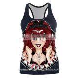 Womens Fashion 3D Digital Print Gothic Punk Steampunk Tank Top Tee