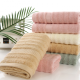 Wholesale Bamboo Fiber Pure Color Water Absorption Bath Towel thumbnail-4