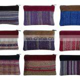 Vintage Kantha Wallet Made From Assorted Fabrics Kantha Clutch thumbnail-2