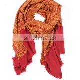 Pashmina Shawls 45% Silk 55% Pashmina Kashmir Viscose thumbnail-3