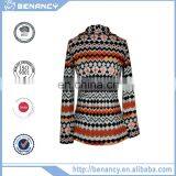 New Design Striped Necktie Fashion Lady One Piece Design Hot Sale Women Casual Party Blouse Cardigan thumbnail-2