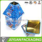 Christmas House Shape Metal Food Storage Gift Containers Box thumbnail-1