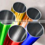 GOLD TITANIUM color stainless steel pipe inox tube for decoration