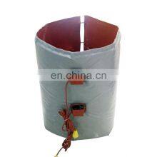 Single Double Thermostated Customized Length Electric Jacket Drum Heater 30 Gallon