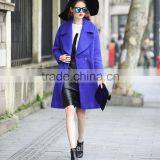OEM 2015 Fashion European Style Woolen Jacket for Women