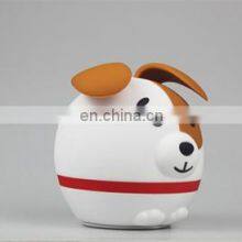 Kids Room Silicone Cute White Dog Night Desk Light Rechargeable Battery Animal Led Lamp Indoor Toilet Deco Reading Table Lamp