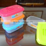 4L rectangular plastic food storage container, storage box