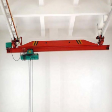 2T Span 12m Suspended Single Girder Eot Crane Remote Control Single Speed,Electric Hoist Suspension Crane thumbnail-2