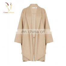 Woven Warmest Winter Women Wool Cashmere Coat thumbnail-5