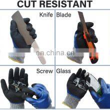 Blue Sandy Nitrile HPPE Sand Blasting Gloves thumbnail-4