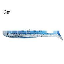 5.5cm 1.2g Large Quantity in Stock T-tail Two - Color Lure Small Fish Colorful Seabass Lifelike Silicone Fishing Soft Lure thumbnail-2