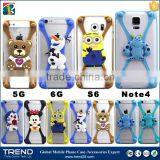 Fit for 1~5 Inches Bear Yellow Monster Universal Silicon Bumper Case for Iphone 6 Quality Choice thumbnail-6