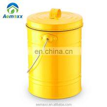 Kitchen Using Compost Bin Garbage Collect Waste Bin 5L Metal Compost Bin With Filter thumbnail-3