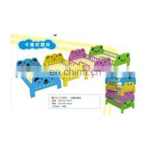 Cute Animal Colorful Cheap Stackable Plastic Children School Bed for Wholesale thumbnail-1