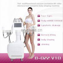V10 Body Slimming Machine Double 40K Cavitation Infrared Light RF Bio Vacuum Roller Machine for Fat Reduction thumbnail-4