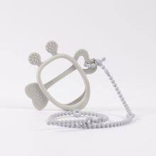 Factory Price BPA Free Rodents Teething Chewable Silicone Necklace Cartoon Bee Baby Toys Teether thumbnail-2