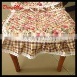 Cotton Chair Cloth Flower 100% Cotton Chair Cover Hotel Chair Cover, Living Room Table Cover thumbnail-4