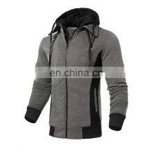 Sleeveless Hoodies 100% Cotton Gym Sports Hoodie Wholesale thumbnail-2