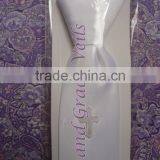 Boys First Communion Tie With Embroidered Cross thumbnail-3