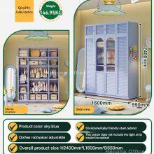Moisture Proof Metal Wardrobe Locker For Gym Spa Changing Room With Lock And Rod thumbnail-4