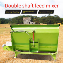 15-cubic-meter Livestock Feed Grass Mixer, Towable Wheat Straw Mixer, Automatic Weighing Cattle and Sheep Feed Mixer thumbnail-4