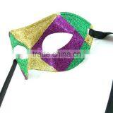 Venice Exquisite Beauty of the Lady Princess Yellow Half Face Mask Dance Parties thumbnail-3