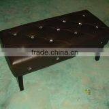 Leather Ottoman thumbnail-1