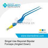 Bayonet Bipolar Forceps (Angled Down) 16cm