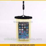 Case for IPhone 6/6 Plus Fashion Summer Mobile Phone PVC Waterproof Bag With Waist Belt and Lanyard Yellow thumbnail-1