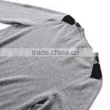 Argyle Knitting Wear Men Simple Long Sleeve V-neck Sweater Pullover thumbnail-3