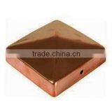 Top Sale 121x121mm Orbicular Shape Spray Paint Iron Fence Post Caps With Daqiang Supply thumbnail-5