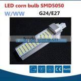 180degree Smd5050 Led G24 Corn 12w, 12 Watts Led Corn Lamp Bulb Lighting E27/g24