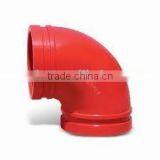 UL FM Ductile Iron Grooved Pipe Fittings 300PSI Painted&galavnized&dacromet