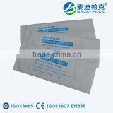 Disposable Medical Heat Sealing Sterilization Flat Pouch with Transparent Film