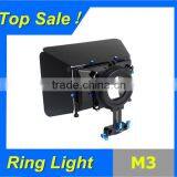 Matte Box M3 for 15MM Rail Rod Support Follow Focus 550D 60D 600D 5D2 Dslr Camera