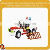 Hot sale kid plastic building fire unit with ladder toy