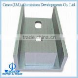 Aluminium Extruded Industrial Connection Part with Machining and Anodizing