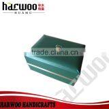 Custom Famous Brand Watch Box,luxury pu Leather Watch Case,cube Green Color Watch Box