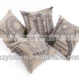 Soft Sofa Cushion/ European Architectures Cushion Cover thumbnail-1