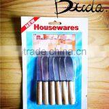 2016 Mini Design Popular Stainless Steel Wooden Handle Butter Knife BD-BK320 thumbnail-1