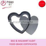 Gold Nonstick Coated 4" Round Mini Tart Pan Set of 4 With PVC Display Box Packaging thumbnail-4