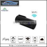 2015 New Product Ambarella a7 Car Dvr With WiFi And External GPS