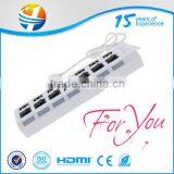 Super Speed 7 Port USB3.0 Usb Hub With External Power Supply(2016 New)