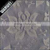 Flat Peony Designer Flower Gray Resilient and Bright Nylon Spandex Lace Fabric for Spring and Summer Dress Wholesale 4176 thumbnail-3