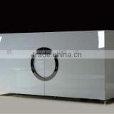 Solid wood with chrome plated handle cabinet (SM-D05)