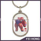 New Custom Design Popular Big Hero Printing Metal Key Tag for Sale/gifts