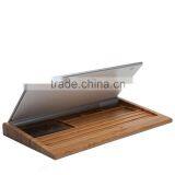 New Design Bamboo Stand Dock for Imac Wireless Keyboard Holder Desk Collection Storage Quality Choice thumbnail-2