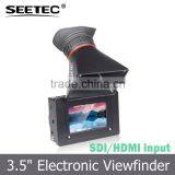 3.5" Small SDI Electronic Viewfinder Image Freeze and Flip HDSLR Cameras